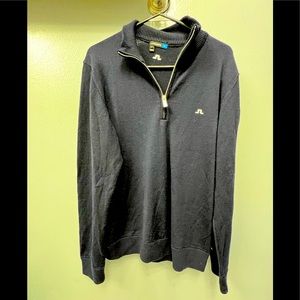 J. Lindeberg merino wool ski quarter zip sweater size XL